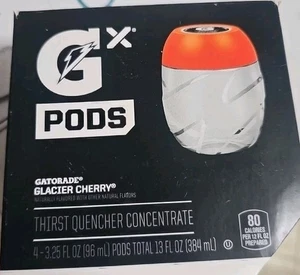 Cápsulas Gatorade GX Glacier Cherry 3,25 oz 7 cápsulas concentradas caducadas 6/24 - Imagen 1 de 4