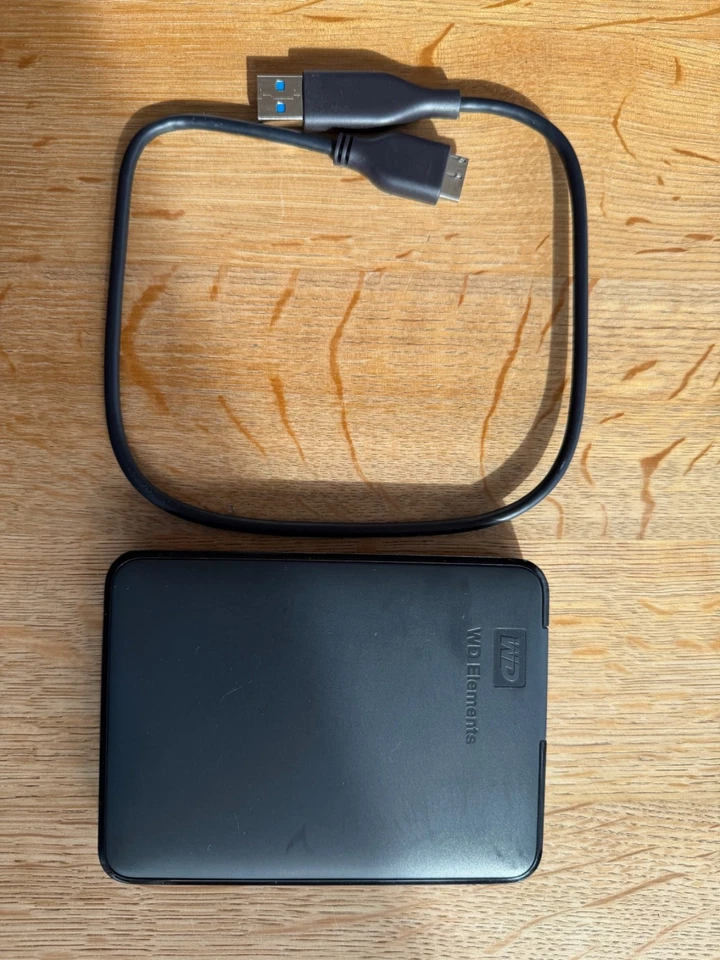 Western Digital WD Elements Portable 1TB, USB 3.0, 2,5 Zoll Externe Festplatte - - Bild 1 von 1