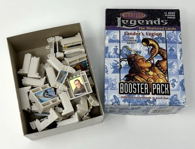 1999 Stratego Legends Landor's Legion Booster Pack Open Box + Extras = 26 Pieces - Image 1 of 4