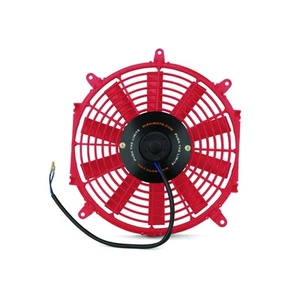 Mishimoto Red 12 Inch Electric Fan Compact Design Reversible Cooling Fan 1150... - Picture 1 of 5