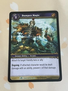Juego de cartas coleccionables World of Warcaft, Dampen Magic, Through the Dark Portal 48/319, LP - Imagen 1 de 1