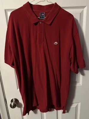 Polo de golf T. Harris London rojo 100 % algodón bordado sombrero símbolo para hombre talla XL Foto 1 de 4