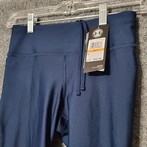 Under Armor Leggings Women’s Size Small Blue Mileage Raised Heatgear Running Gym - Picture 1 of 13