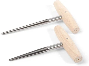 StewMac Bridge Pin Hole Reamers, Set of 2 (3-Degree Angle and 5-Degree Angle) - Picture 1 of 3