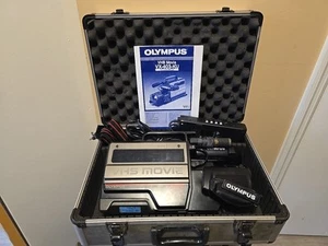 Olympus VX-403 Video Camcorder Charger/Adapter With Case For Parts/Not Working - Picture 1 of 22