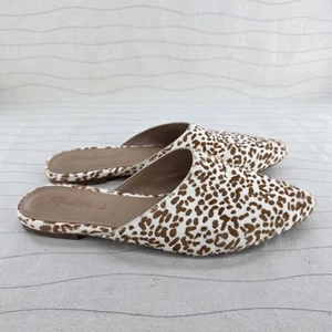 Madewell Womens Remi Mule Leopard Brown / White Mules Shoes Size 6.5 - Picture 1 of 10