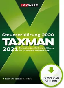 Lexware TAXMAN 2021 (para el año fiscal 2020) versión completa GreenIT WIN 10 | 8.1 - Imagen 1 de 5