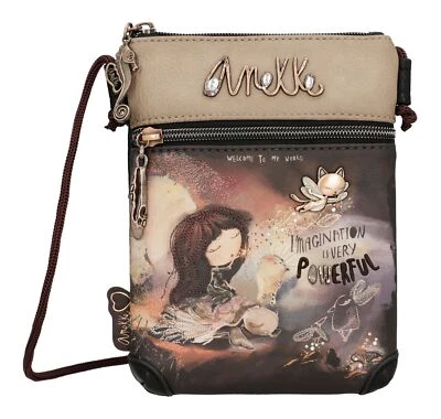 Anekke Dreamverse Mini Crossbody Bag Umhängetasche Tasche Multicolor dunkelbraun