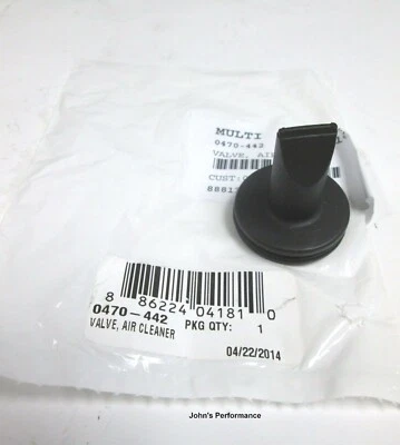 OEM Arctic Cat Air Filter Box Valve Drain ATV Prowler  0470-442 READ LISTING - Image 1 of 4