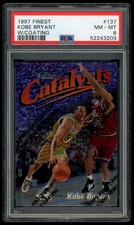 1997-98 Topps Finest Catalysts w/ Peel 137 Kobe Bryant PSA 8