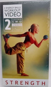 2 Energy Balls Workout Video System 2 Strength Beginner to Expert 2002 - Picture 1 of 2