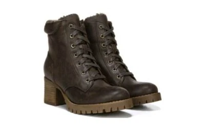 Bota con cordones plataforma Glinda marrón oscuro Carlos by Carlos Santana para mujer Foto 1 de 4