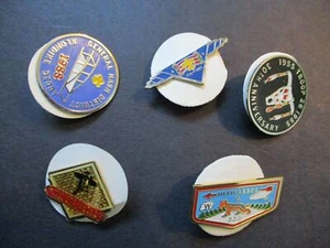 Lote de 5 prendedores de sombrero BSA Boy Scout #102 - Imagen 1 de 6