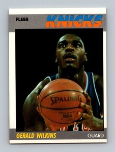 1987-88 Fleer #119 Gerald Wilkins New York Knicks Basketball Card NM-MT
