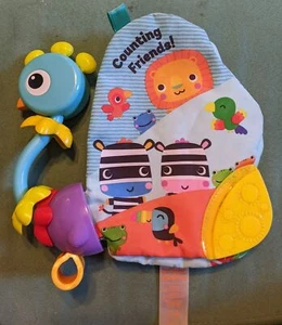 Bright Starts Baby Einstein 10707 Twiddle Tweets Soft Activity Book - Picture 1 of 8