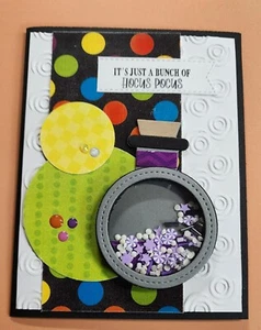 NEW Handmade Shaker Card Kits! Beautiful & Complete Kits!  Halloween Hocus Pocus - Picture 1 of 1