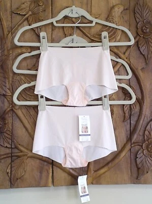 BreatheSoft Boyshort de Hanky Panky (juego de dos), talla XS, color vainilla, nuevo con etiquetas Foto 1 de 4