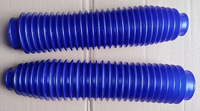 Soufflets de fourche bleus Yamaha 125 (200) DTR DTRE / XT 600 E - Photo 1/4