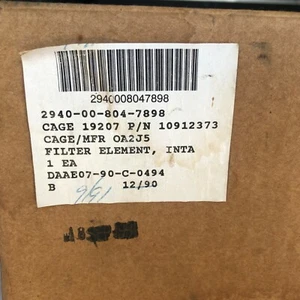 MILITARY 2.5 TON M35 M35A2 M109 NOS AIR FILTER PART # 2940-00-804-7898 - Picture 1 of 5