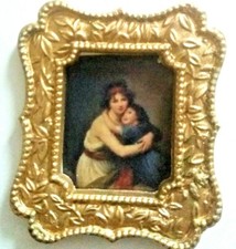 Dolls House An ornate picture of a Mother and daughter
