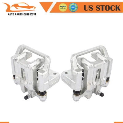 Par de pinzas de freno con montaje de soporte para 03-11 Honda Element trasero Foto 1 de 4