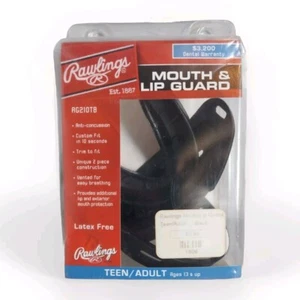 Rawlings  Lip & Mouth Guard, BLACK, Youth & Adult Ages 13 and Up - Picture 1 of 2