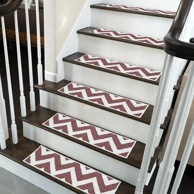 Stair Treads - Anti-Slip Carpet Strips for Indoor Stairs, Pack of 4/7/10/13/15 - Image 1 of 4