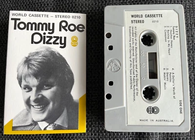 TOMMY ROE DIZZY 1972 RARE AUSTRALIAN RELEASE CASSETTE TAPE - Image 1 of 3