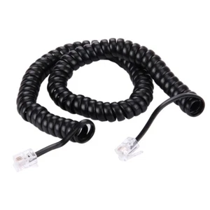 Câble Téléphone RJ10 Spirale Combiné Fil Compatible avec Téléphone Fixe/IP - Photo 1/7