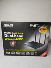 ASUS RT-N66U Dual-band Wireless N900 Gigabit Router Wi-Fi 802.11n NEW Open Box