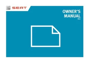 SEAT Mii / Mii ELECTRIC -Owners USER Handbook Manual - A4 or A5 SIZE - New Print - Picture 1 of 13