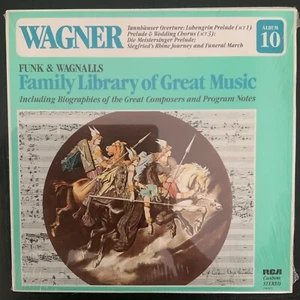 WAGNER-TANNHAUSER OVERTURE-FAMILY LIBRARY ALBUM 1-ORIGINAL 1970 RCA VINYL-SEALED - Picture 1 of 2