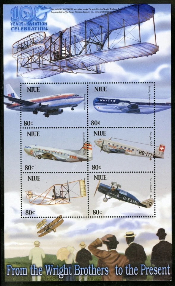 Niue  2003   Scott #   780     Mint Never Hinged Souvenir Sheet - Image 1 of 1