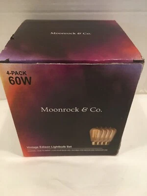 4 Pack Sale - Old Fashion Edison Light Bulbs - Highly Rated - 60W Vintage... - Image 1 of 4