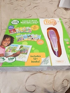 LeapFrog Tag Reading System Learn to Read Pen Book Sets 1 & 2 Leap Frog NEW - Picture 1 of 1