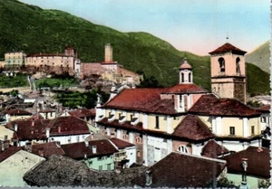 CARTOLINA Bellinzona La Colleggiata e Castello Uri NON V.TA NON SCRITTA n. 429 - Imagen 1 de 2