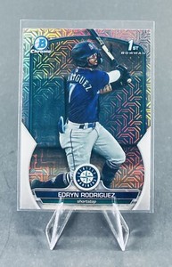 2023 Bowman Chrome EDRYN RODRIGUEZ Mega Box Mojo BCP-185  1st Prospect Mariners