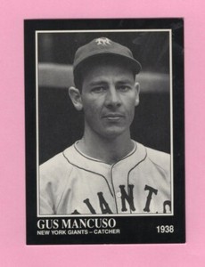 1991 The Sporting News - #129 Gus Mancuso - New York Giants - Box 125    