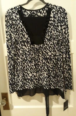 Vera Wang Missy 睡眠休息室 午夜感 尺寸 S 黑色(大部分) — 第 1/4 张图片