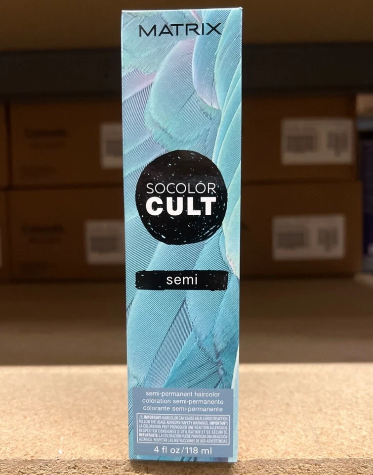 Color de pelo Matrix SoColor Cult semi permanente - verde azulado polvoriento, 4 oz Foto 1 de 1
