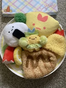 Sumikko Gurashi Plush doll set lunch plate Age Agekko sumikko Plush Soft Toy - Picture 1 of 3
