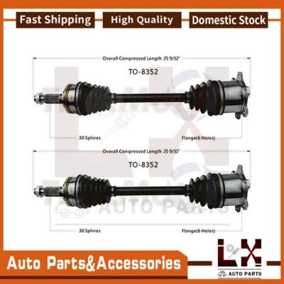 2 ejes traseros TrakMotive CV para Supra Toyota 1987 1988 1989 1990 1991 1992 Foto 1 de 2