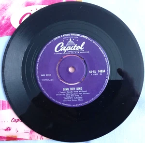 TOMMY SANDS, SING BOY SING, 1958 CAPITOL LABEL, R&R,POP,FILM, VINYL & SLEEVE EX. - Picture 1 of 2