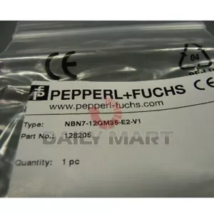PEPPERL+FUCHS NEW NBN7-12GM35-E2-V1 PLC INDUCTIVE SENSOR 7MM, 10-30V DC, PNP/NO - Picture 1 of 2