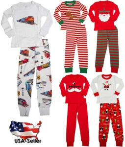 Sara's Prints Boys Long Sleeve 100% Cotton 2 Piece Pajama Set CLOSEOUT - Picture 1 of 11
