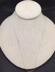 Vintage Sterling Silver 925 Unique Chain Necklace 20" V443 - Picture 1 of 3