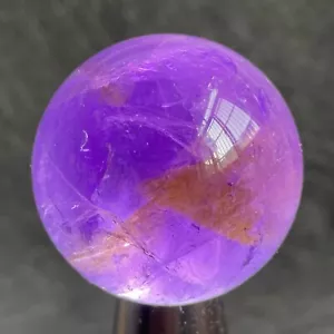 45mm Natural Stone Amethyst Crystal Ball Polished Quartz Sphere Healing - Picture 1 of 6