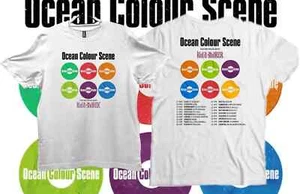 Camisetas Ocean Colour Scene 2025 Tour. Impresión por sublimación. No oficial - Imagen 1 de 3