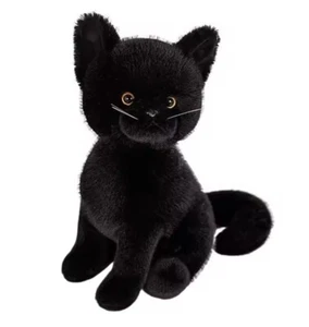 Black Kitten Cat Plush Toy 15" Stuffed Animal Toddler Doll Gift for Kids - Picture 1 of 2