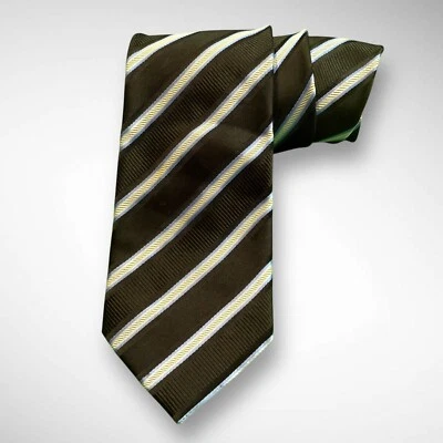 Галстук мужской DONALD J. TRUMP Signature Collection 100% шелк черный в полоску - Изображение 1 из 4